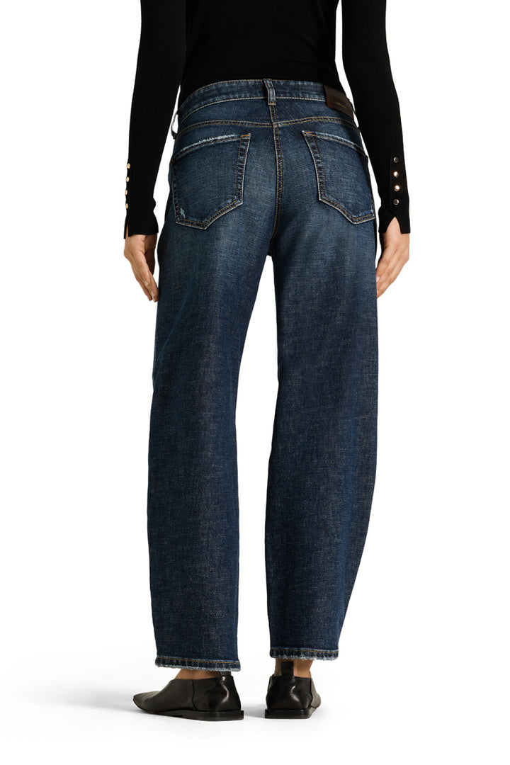 Cambio Elli long Jeans – Blauw-98% katoen, 2% elastaan-DAMES BROEKEN-Blauw