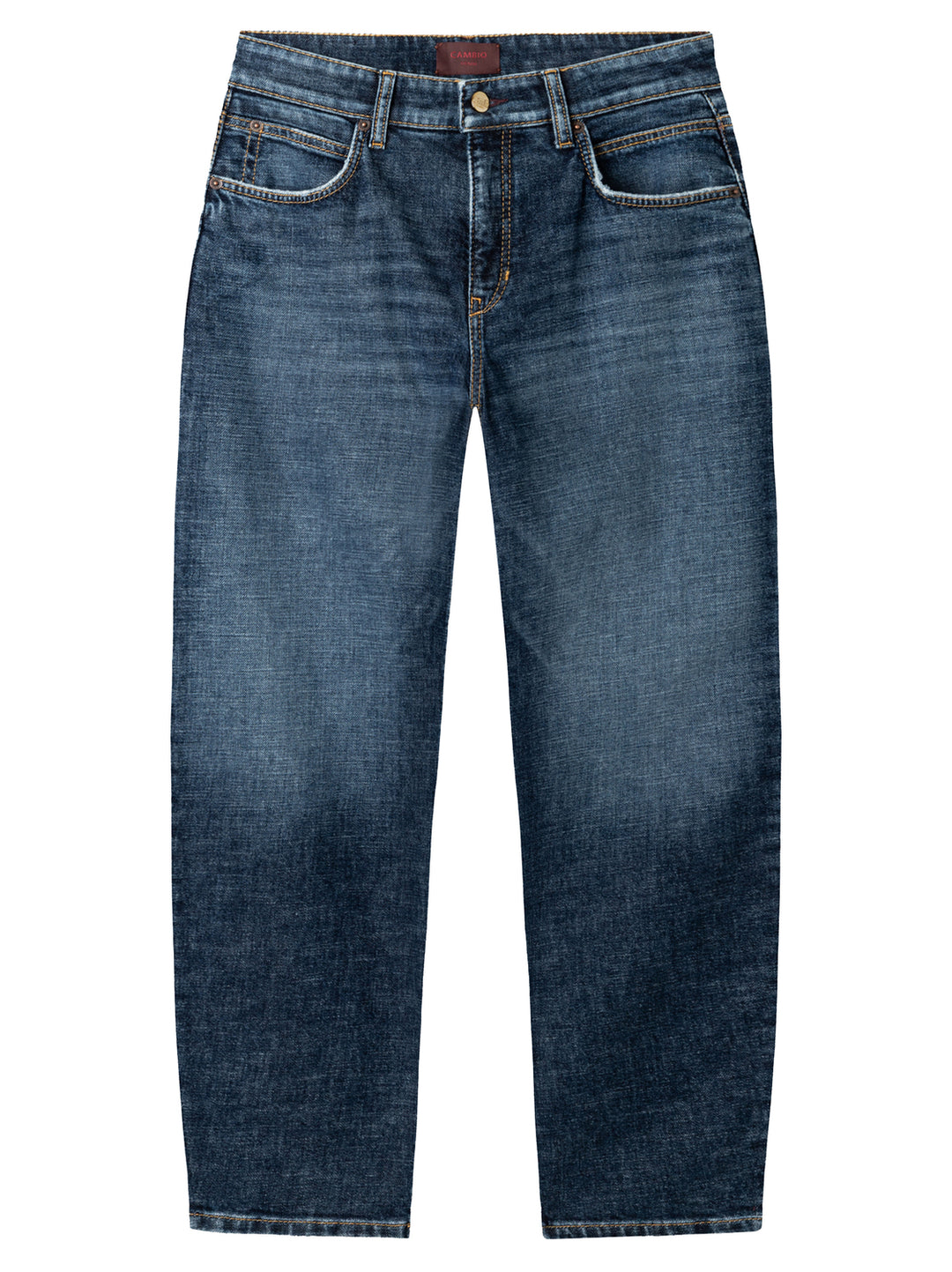 Cambio Elli long Jeans – Blauw-98% katoen, 2% elastaan-DAMES BROEKEN-Blauw