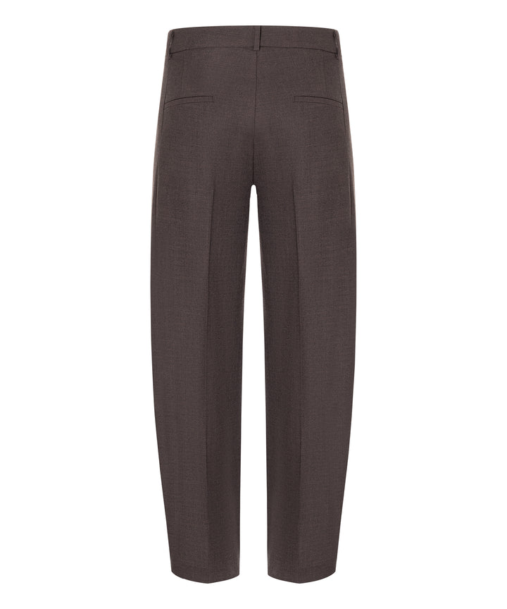 Cambio Elyssa Pantalon – Bruin-53% polyester, 43% wol, 4% elastaan-DAMES BROEKEN-Bruin