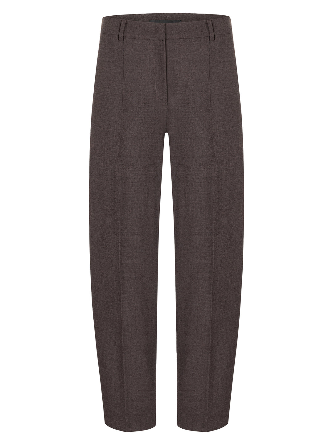 Cambio Elyssa Pantalon – Bruin-53% polyester, 43% wol, 4% elastaan-DAMES BROEKEN-Bruin