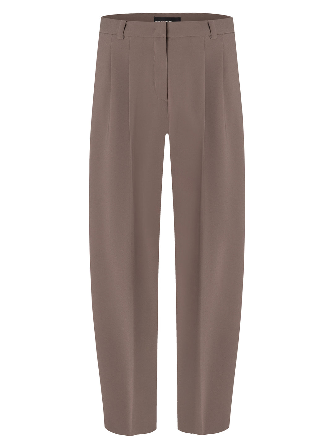 Cambio – Emilie Long Pantalon Bruin-90% polyester, 10% polyurethan-DAMES BROEKEN-Bruin