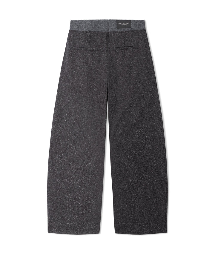 Cambio Enola Pantalon – Antraciet-82% polyester, 17% viscose, 1% elastaan-DAMES BROEKEN-Antraciet