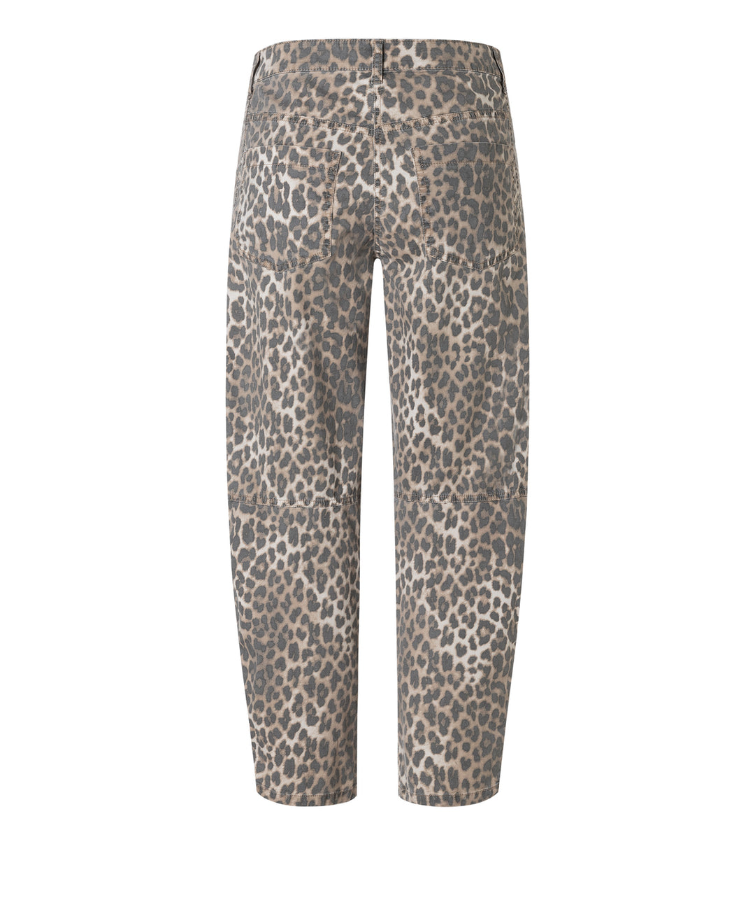 Cambio Eve Jeans – Luipaardprint-97% katoen, 3% elasthaan-DAMES BROEKEN-Bruin