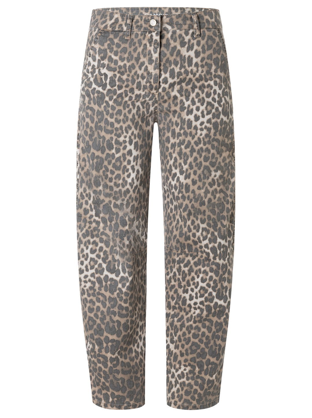 Cambio Eve Jeans – Luipaardprint-97% katoen, 3% elasthaan-DAMES BROEKEN-Bruin
