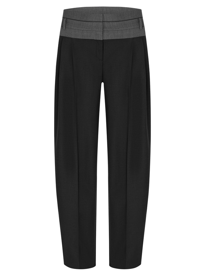 Cambio Evelin Pantalon – Zwart-53% polyester, 43% wol, 4% elastaan<br />-DAMES BROEKEN-Zwart