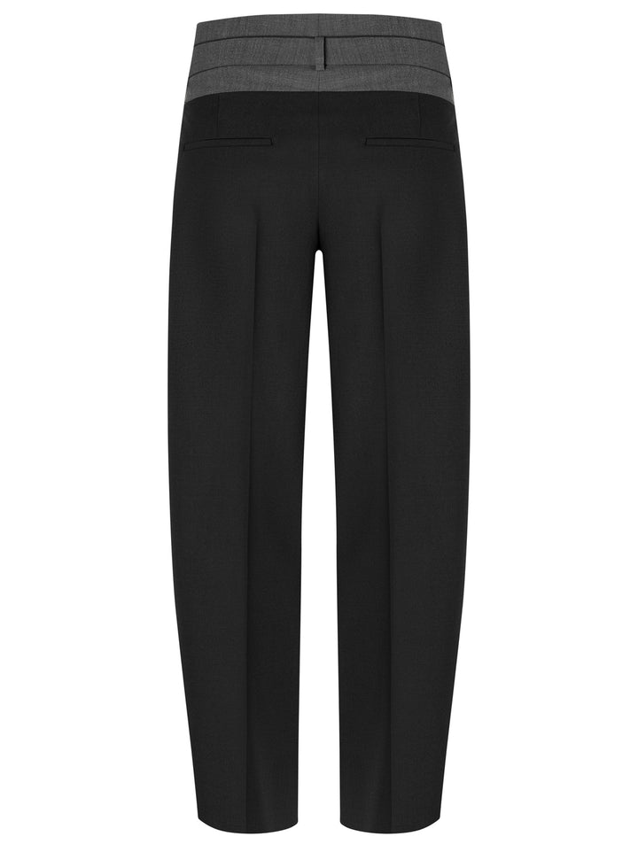 Cambio Evelin Pantalon – Zwart-53% polyester, 43% wol, 4% elastaan<br />-DAMES BROEKEN-Zwart
