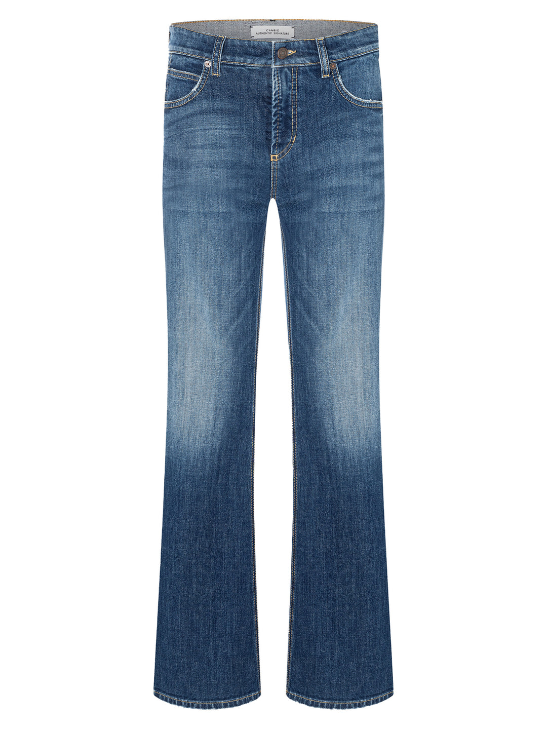 Cambio Fabienne Jeans – Blauw-98% katoen, 2% elastaan-DAMES BROEKEN-Blauw