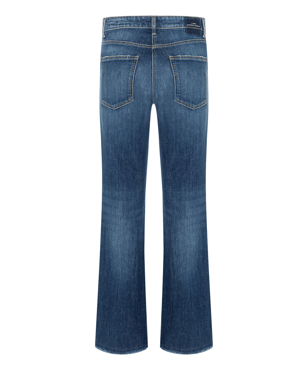 Cambio Fabienne Jeans – Blauw-98% katoen, 2% elastaan-DAMES BROEKEN-Blauw