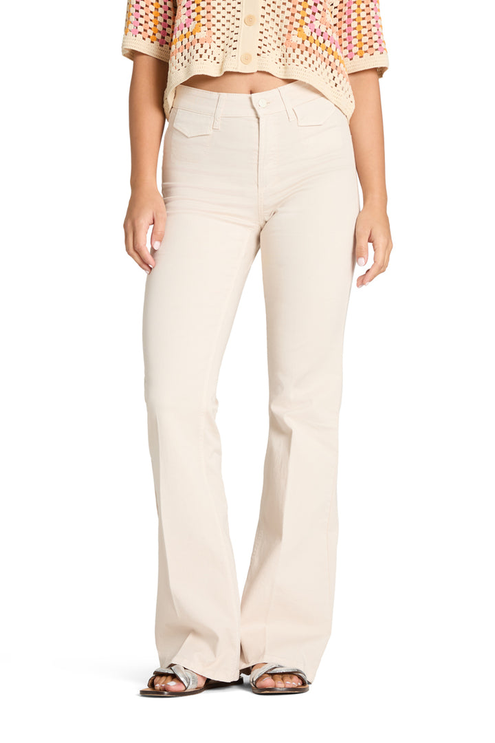 Cambio Fabienne Jeans – Pale Blush-98% katoen, 2% elastaan-DAMES BROEKEN-Beige