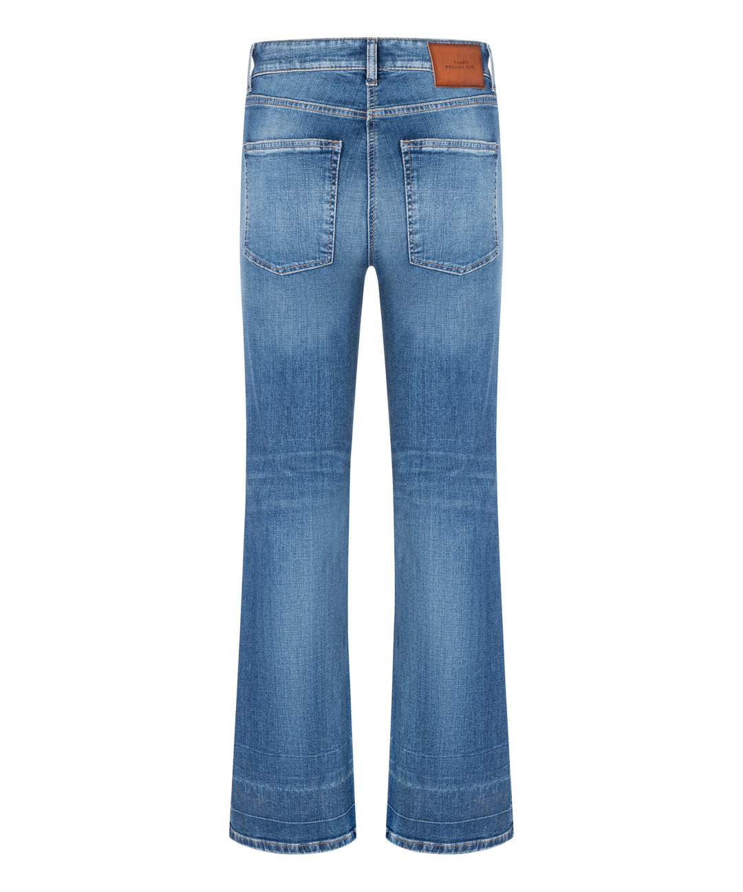 Cambio Fabienne Pocket Jeans – Blauw-97% katoen, 3% elastaan -DAMES BROEKEN-Blauw