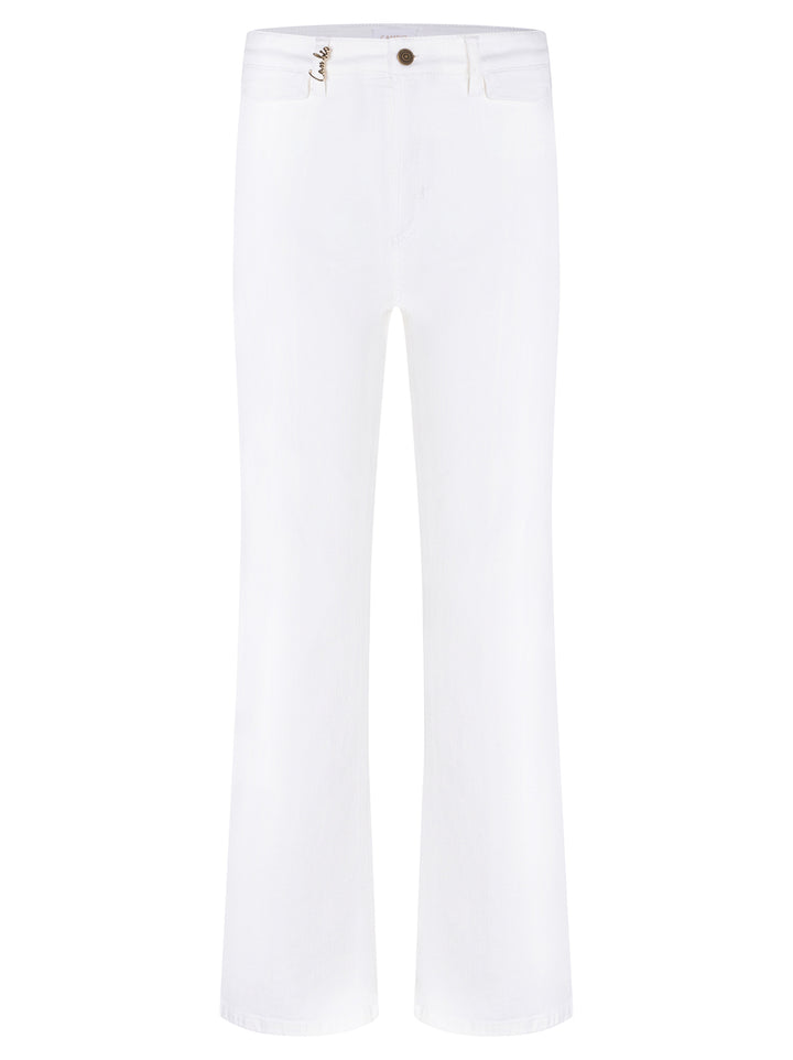 Cambio Fabienne pocket Jeans – Wit-92% katoen, 6% elastisch polyamide, 2% elastaan-DAMES BROEKEN-Wit