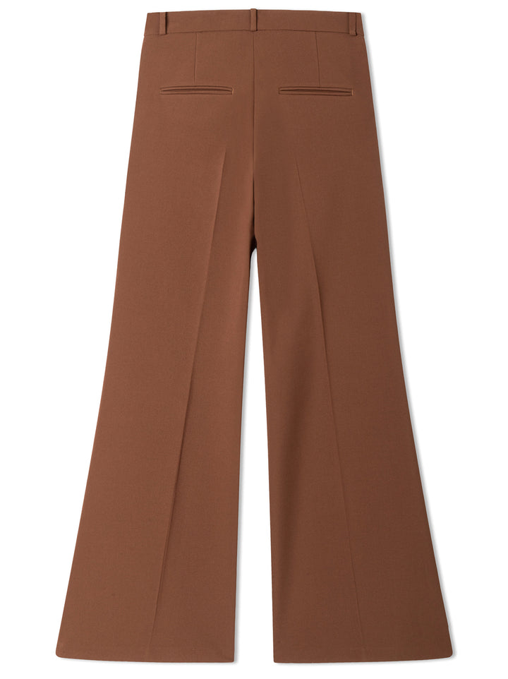 Cambio Famous Pantalon – Bruin-63% polyester, 27% viscose, 7% katoen, 3% elasthaan-DAMES BROEKEN-Bruin