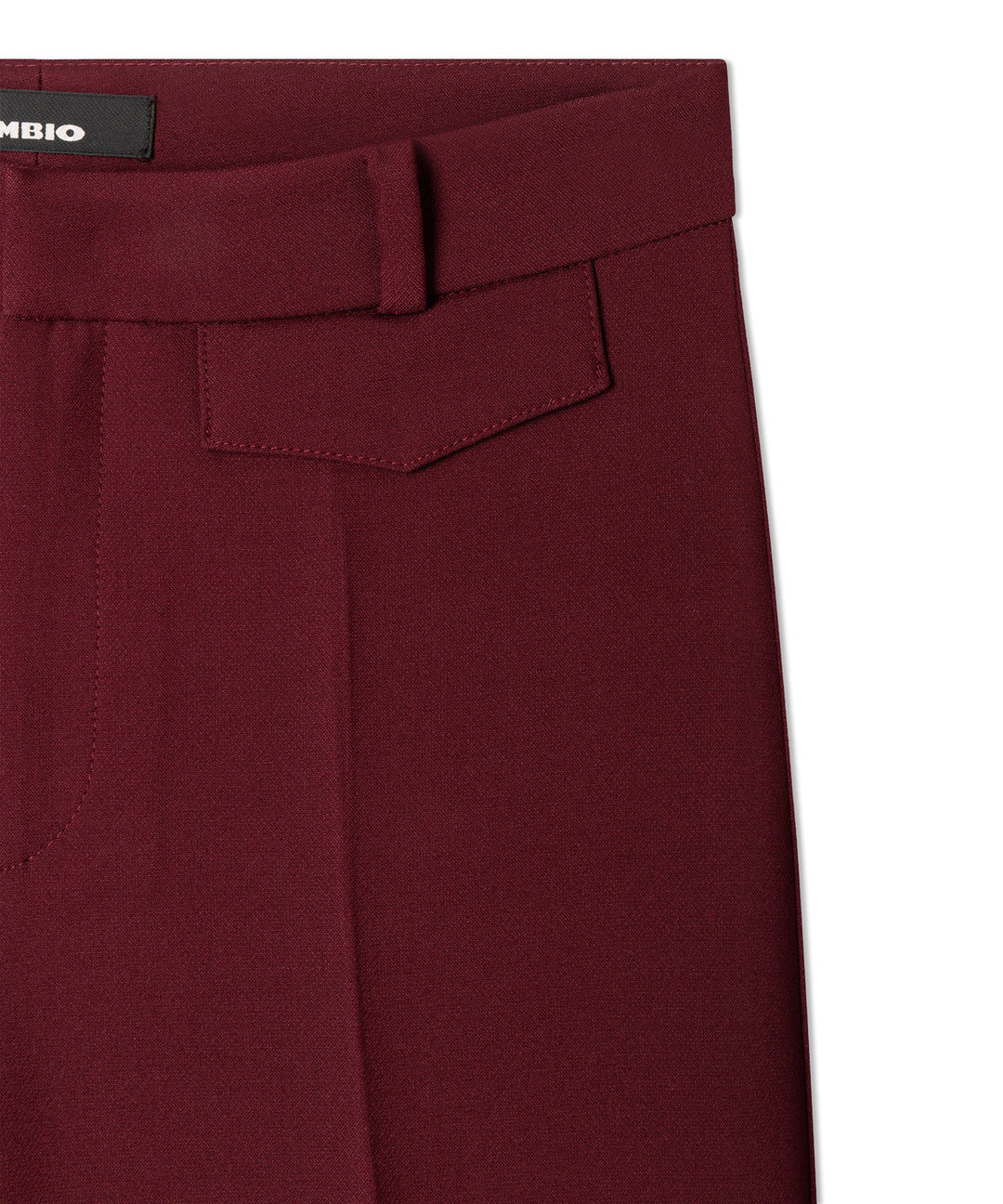 Cambio Famous Pantalon – Rood-63% polyester, 27% viscose, 7% katoen, 3% elasthaan-DAMES BROEKEN-Rood