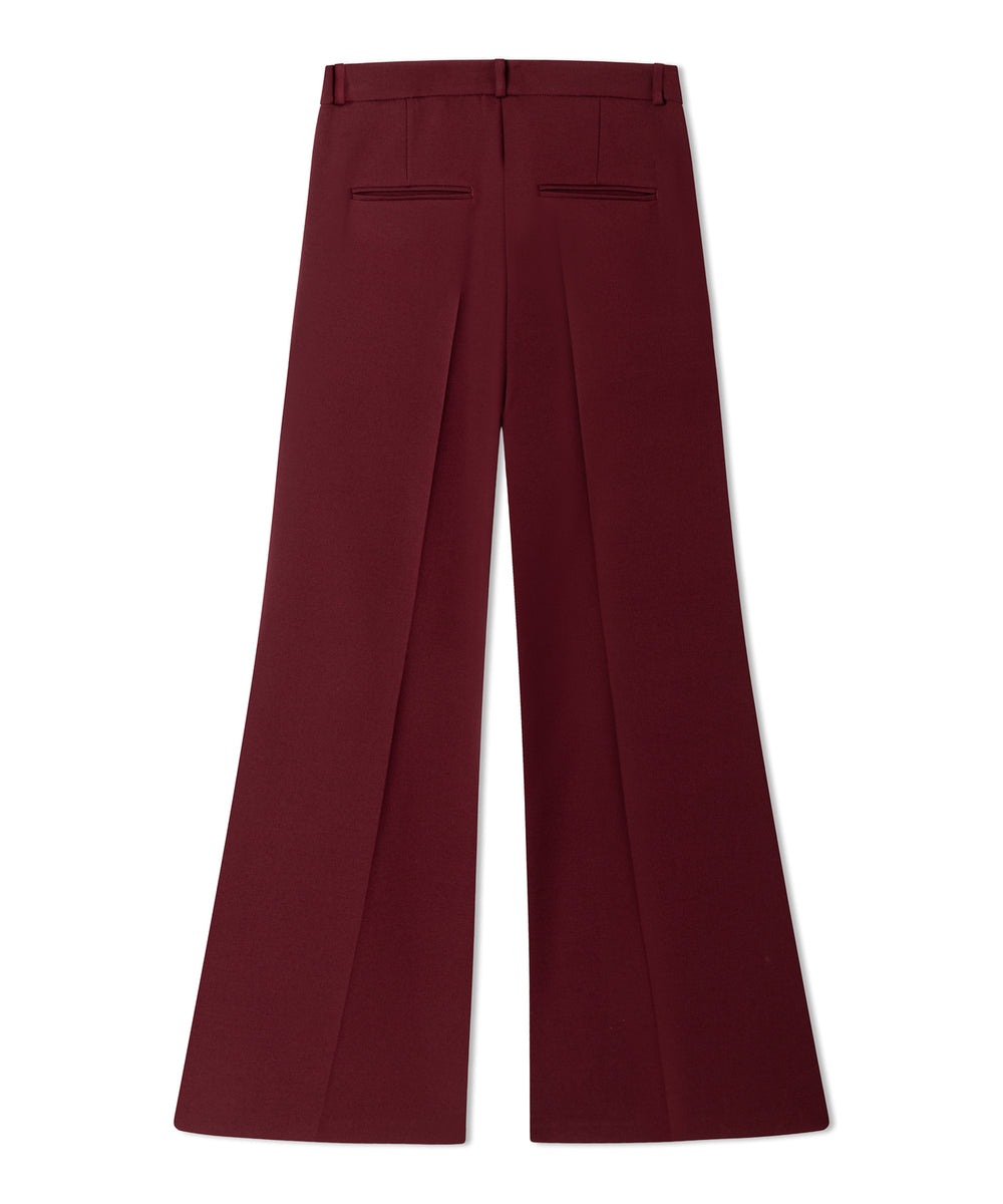 Cambio Famous Pantalon – Rood-63% polyester, 27% viscose, 7% katoen, 3% elasthaan-DAMES BROEKEN-Rood