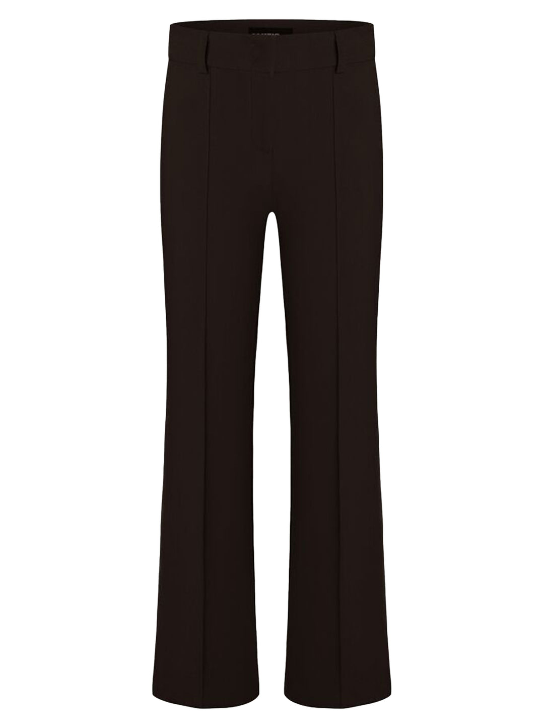 Cambio Farah Pantalon – Bruin-63% polyester, 27% viscose, 7% katoen, 3% elastaan-DAMES BROEKEN-Bruin