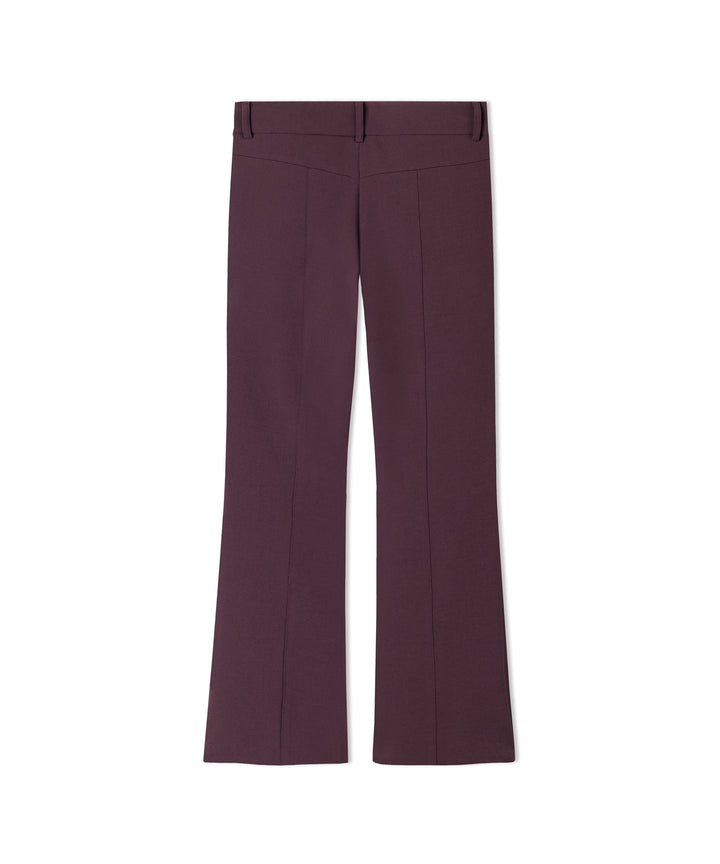 Cambio Farah Pantalon – Paars-63% polyester, 27% viscose, 7% katoen, 3% elastaan-DAMES BROEKEN-Paars