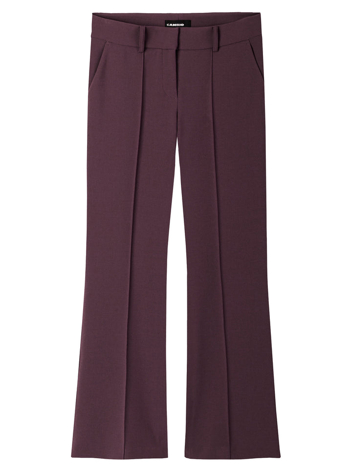 Cambio Farah Pantalon – Paars-63% polyester, 27% viscose, 7% katoen, 3% elastaan-DAMES BROEKEN-Paars