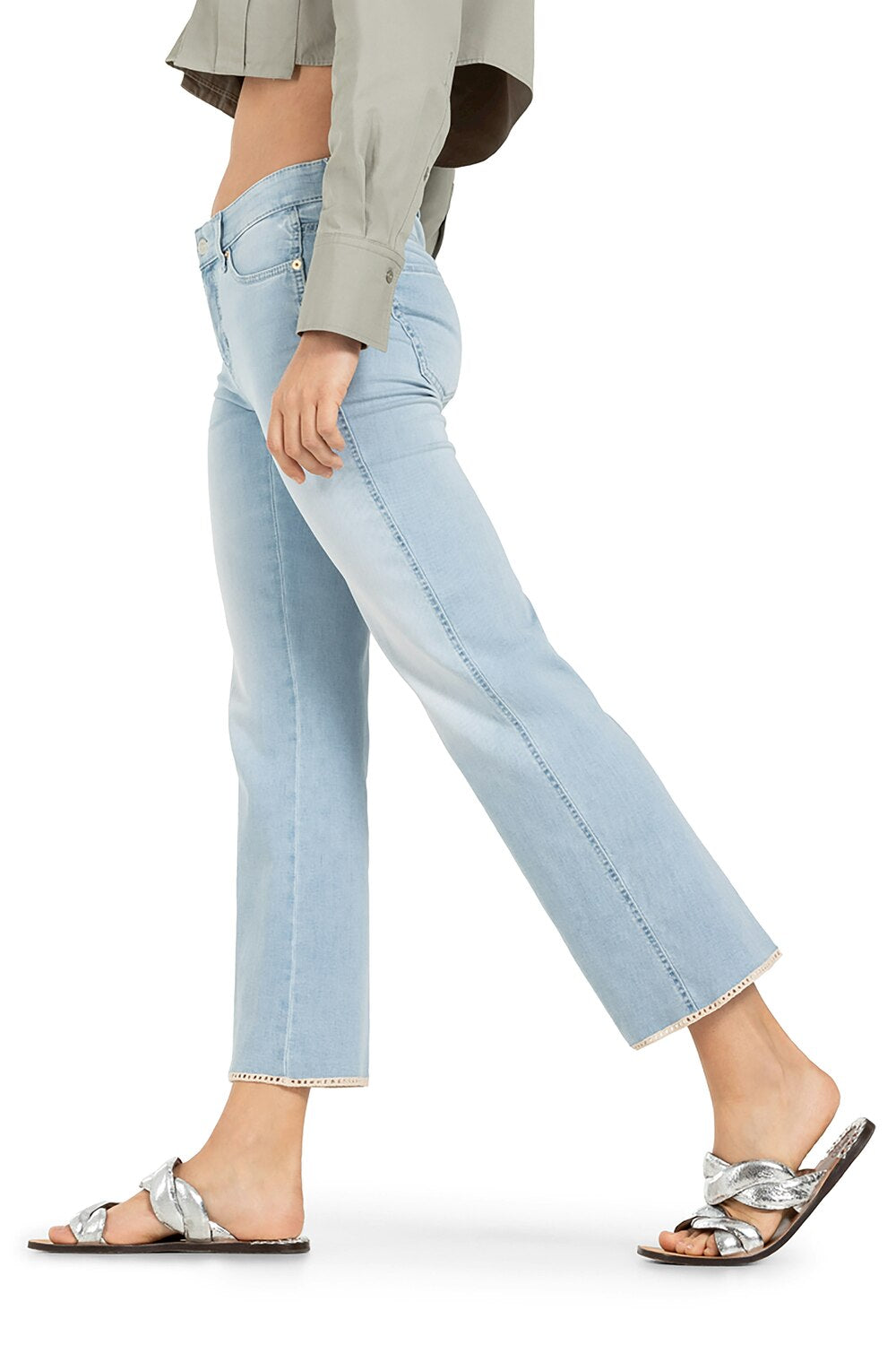 Cambio Francesca jeans-92% katoen, 6% elastomultiester, 2% elasthaan-DAMES BROEKEN-Blauw