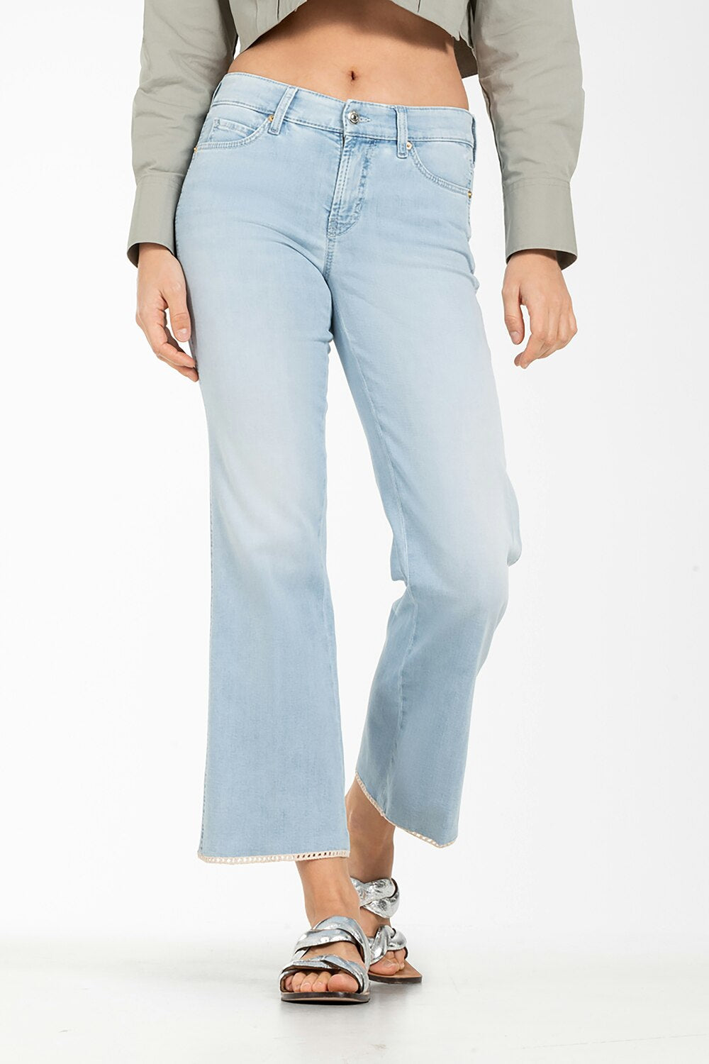 Cambio Francesca jeans-92% katoen, 6% elastomultiester, 2% elasthaan-DAMES BROEKEN-Blauw