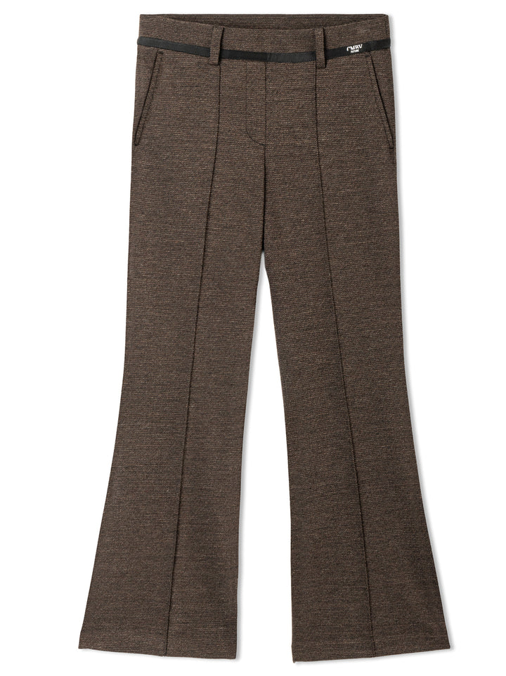 Cambio Francoise Pantalon – Bruin-57% viscose, 38% polyamide, 5% elastaan-DAMES BROEKEN-Bruin