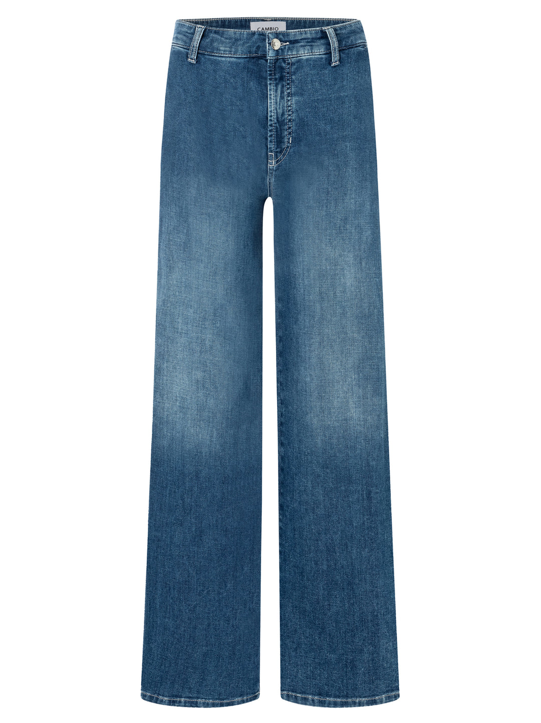 Cambio jeans Alek lefthand mid-92%CO/6%EME/2%EL-DAMES BROEKEN-Blauw