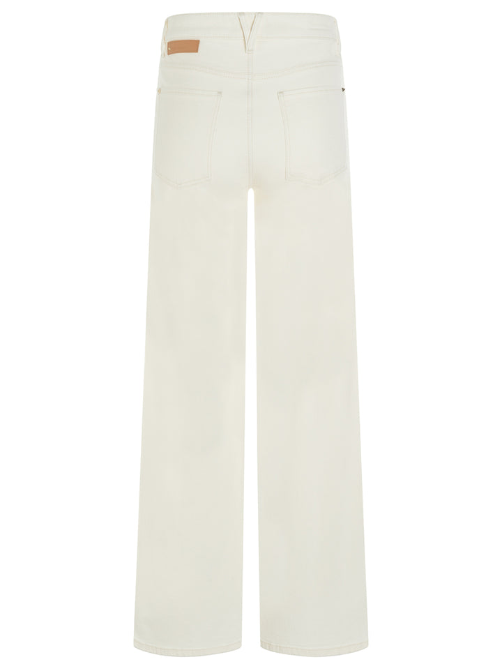 Cambio jeans eco light ecru Alek-92% Katoen<br />6% Elastomultiester<br />2% Elastaan-DAMES BROEKEN-Room