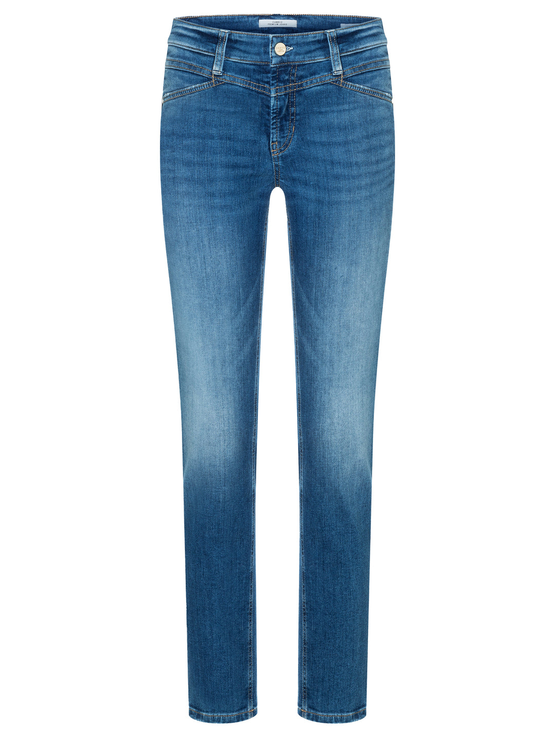 Cambio jeans Parla-49% katoen<br />27% polyester<br />20% modal<br />4% polyurethaan-DAMES BROEKEN-Blauw