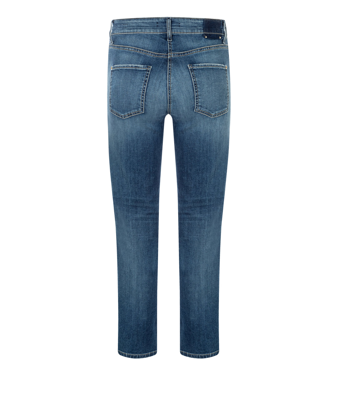 Cambio jeans Piper cropped -92% Katoen<br />6% Elastomultiester<br />2% Elastaan-DAMES BROEKEN-Blauw