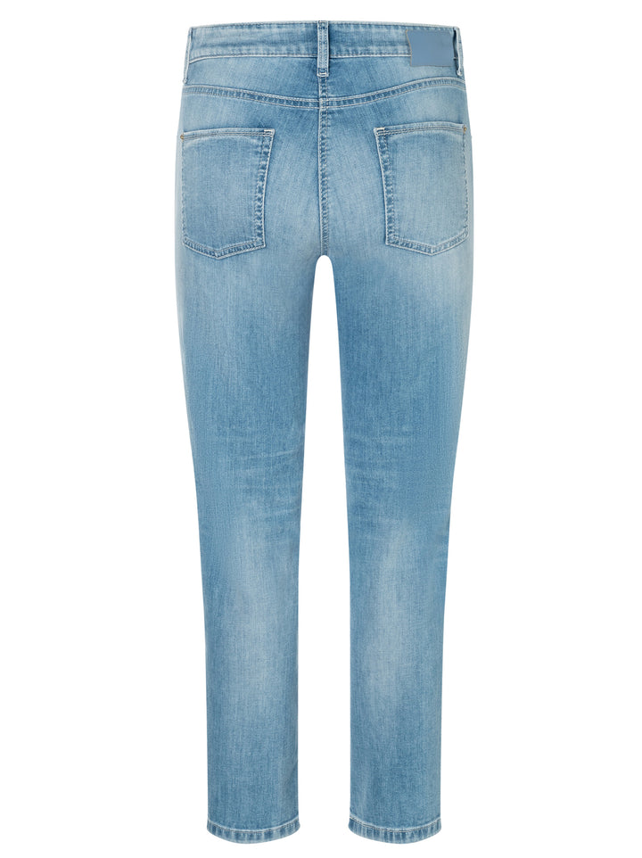 Cambio jeans Posh-92% katoen, 6% elastomultiester, 2% elasthaan-DAMES BROEKEN-Blauw