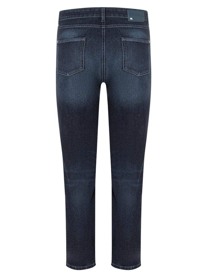 Cambio jeans Posh - deep ocean used-94% katoen, 4% elastomultiester, 2% elasthaan-DAMES BROEKEN-Blauw