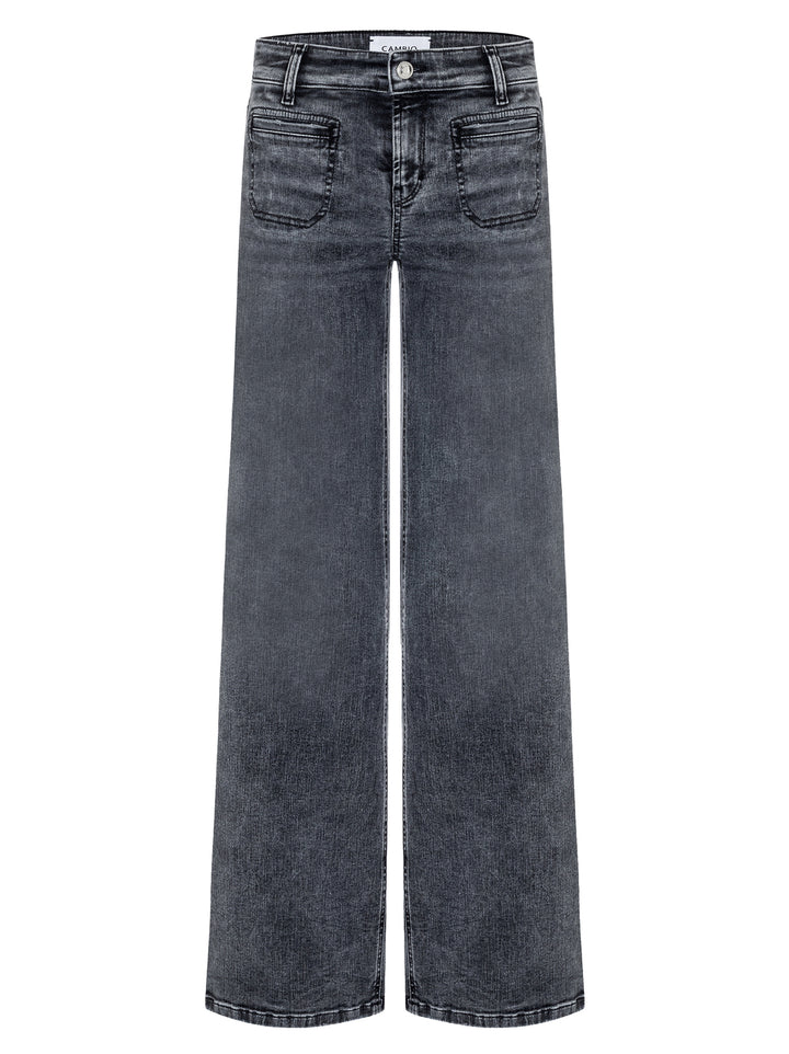 Cambio Jeans Tess – Grijs-91% katoen, 9% elastaan-DAMES BROEKEN-Grijs