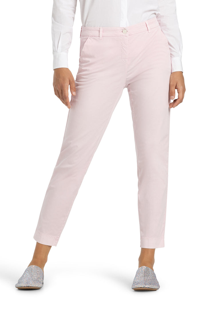 Cambio Karina rose blush pantalon-97% Katoen<br />3% Elastaan-DAMES BROEKEN-Roze