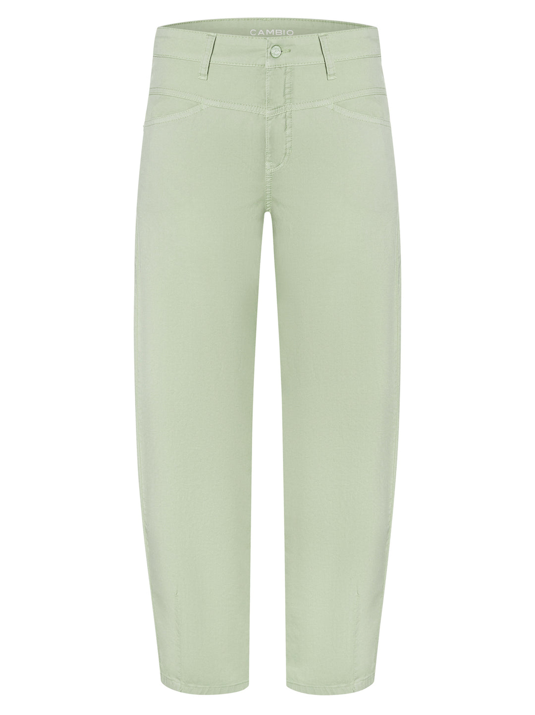 Cambio Katoenen Elin Jeans – Groen-97% katoen, 3% elastaan-DAMES BROEKEN-Groen