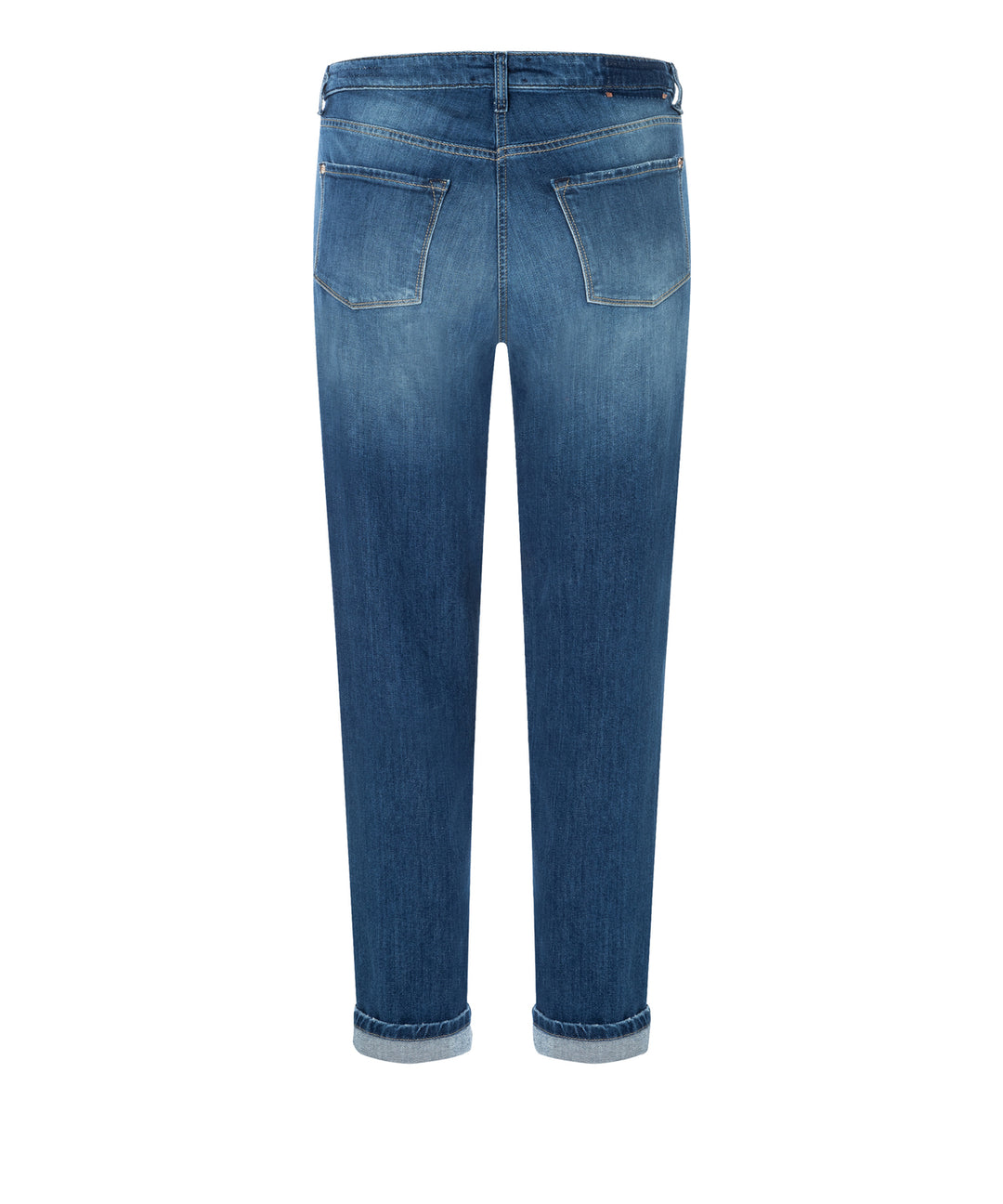 Cambio Kerry eco dark destroyed-98% Katoen<br />2% Elastaan<br />-DAMES BROEKEN-Blauw