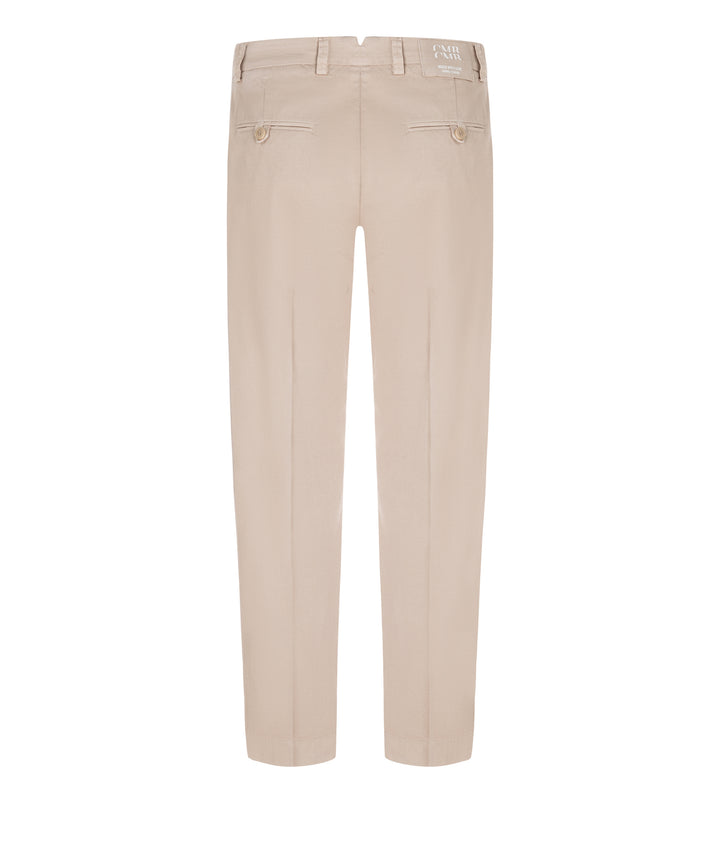 Cambio Kiana Pantalon – Beige-97% katoen, 3% elastaan-DAMES BROEKEN-Beige