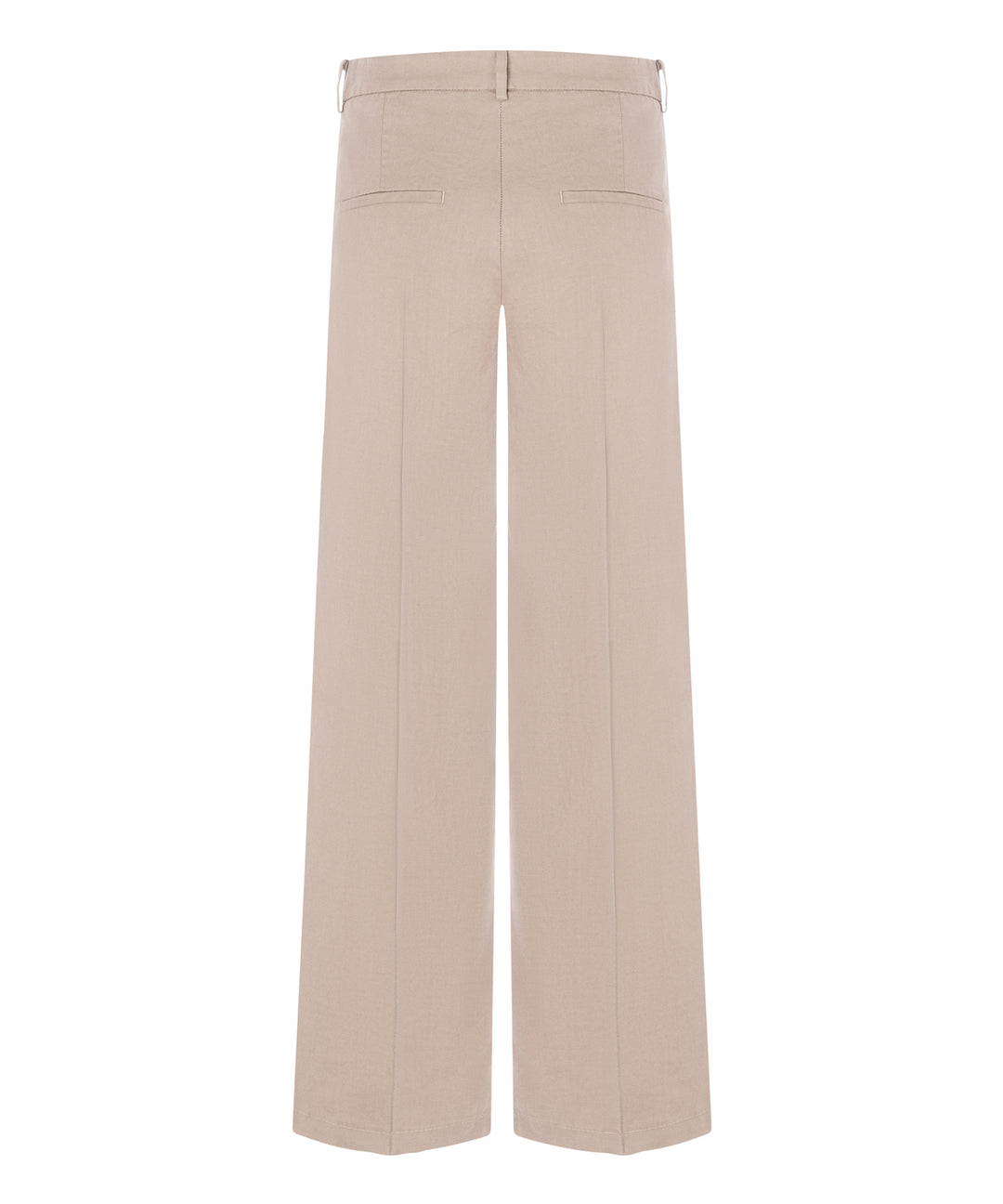 Cambio Mira Pantalon – Beige-65% linnen, 34% katoen, 1% elastaan-DAMES BROEKEN-Beige