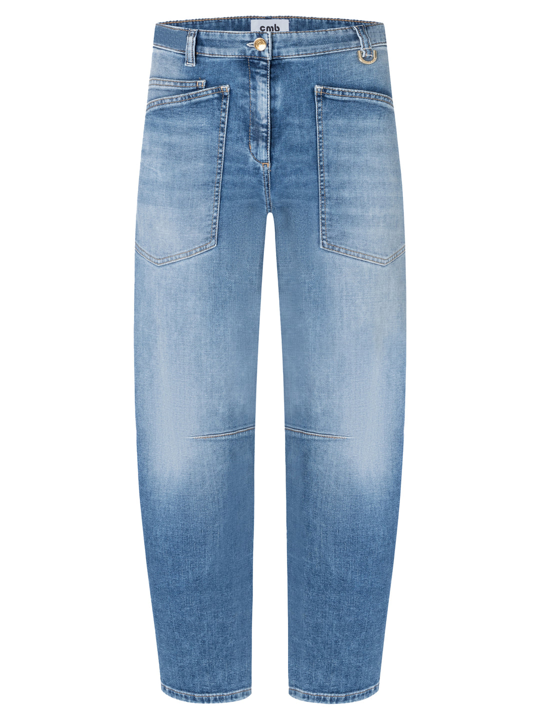 Cambio Ocean Jeans – Blauw-92% katoen, 6% elastisch polyamide, 2% elastaan-DAMES BROEKEN-Blauw