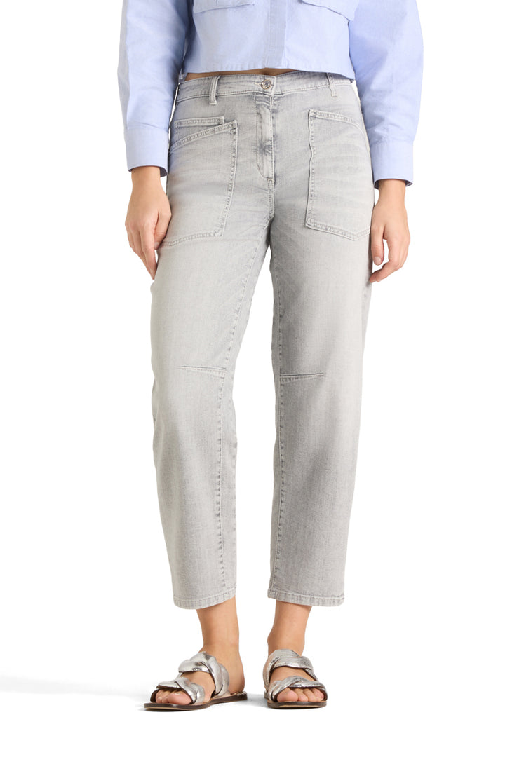 Cambio Ocean jeans – Grijs-92% katoen, 6% elastich polyamide, 2% elastaan-DAMES BROEKEN-Grijs