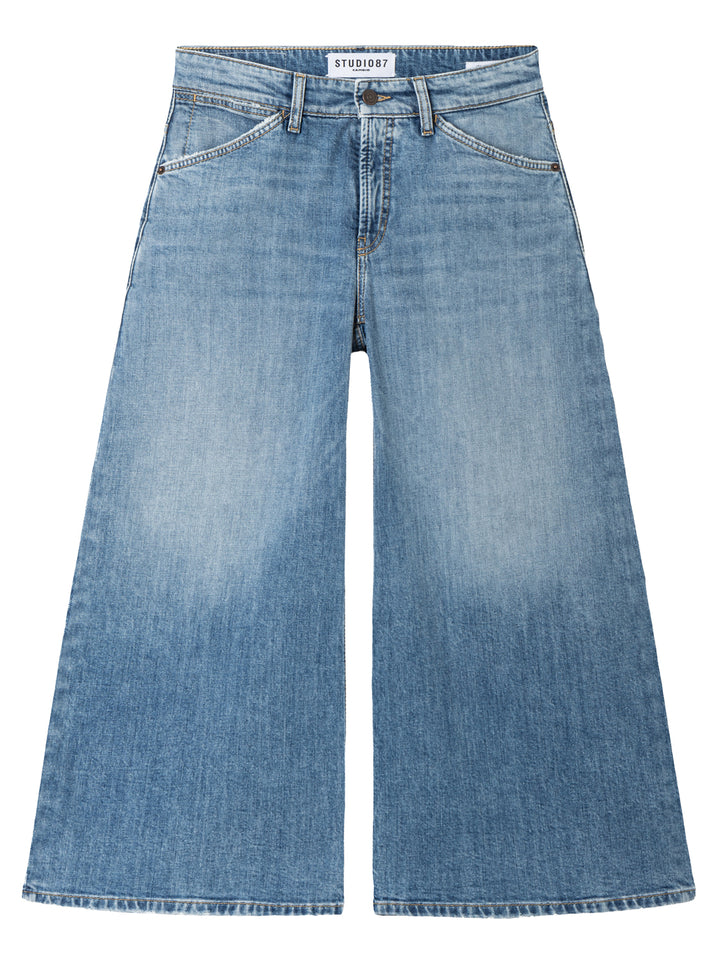 Cambio Odina Jeans – Blauw-98% katoen, 2% elastaan-DAMES BROEKEN-Blauw