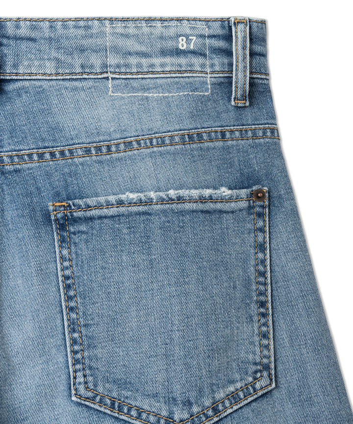 Cambio Odina Jeans – Blauw-98% katoen, 2% elastaan-DAMES BROEKEN-Blauw