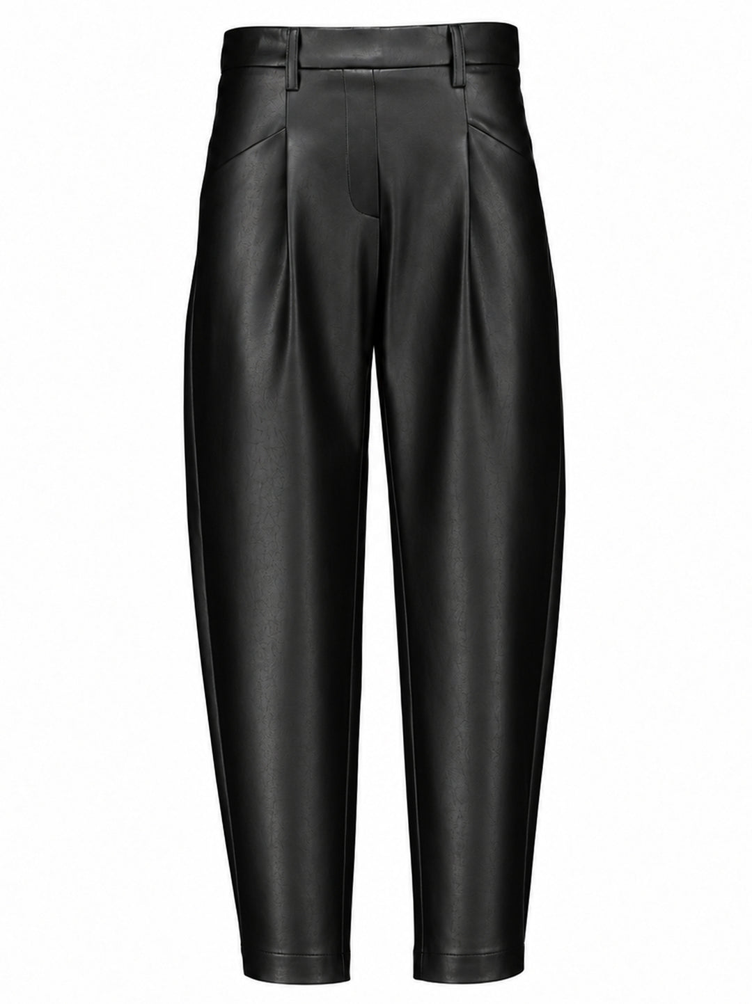Cambio Orchid Broek in Lederlook – Zwart-50% polyamide, 50% polyurethaan-DAMES BROEKEN-Zwart
