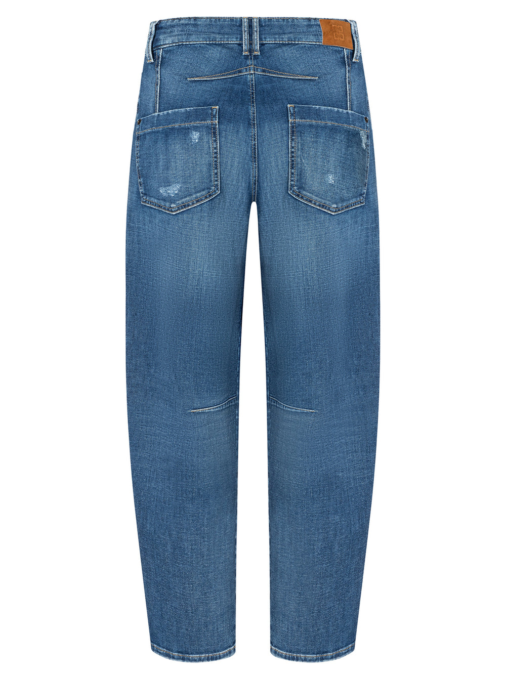 Cambio Orelie Jeans – Blauw-92% katoen, 6% elastomultiester, 2% elasthaan-DAMES BROEKEN-Blauw
