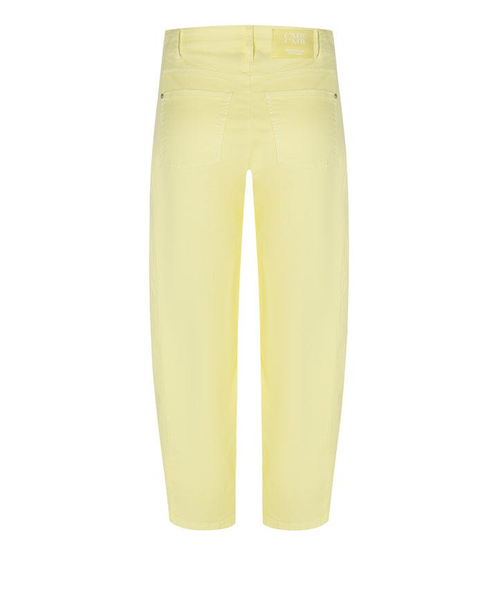 Cambio Oria Pantalon – Geel-97% katoen, 3% elastaan -DAMES BROEKEN-Geel