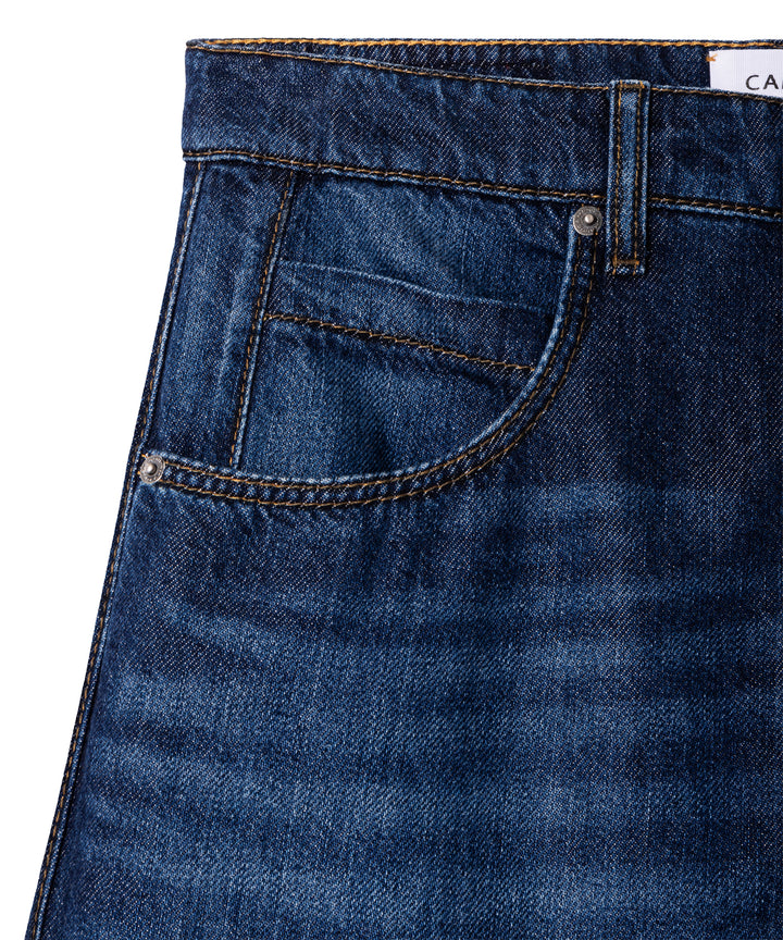 Cambio Orla Jeans – Blauw-62% katoen, 38% lyocell-DAMES BROEKEN-Blauw
