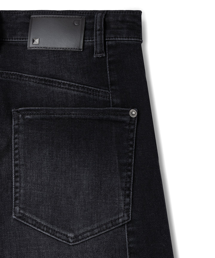Cambio Orla Jeans – Zwart-92% katoen, 6% elastomultiester, 2% elastaan-DAMES BROEKEN-Zwart