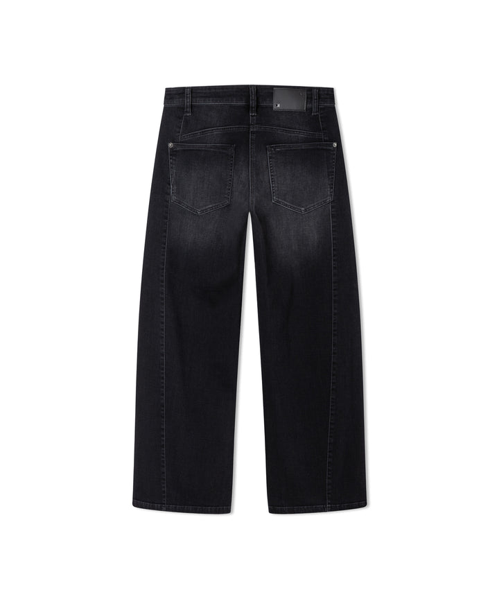 Cambio Orla Jeans – Zwart-92% katoen, 6% elastomultiester, 2% elastaan-DAMES BROEKEN-Zwart