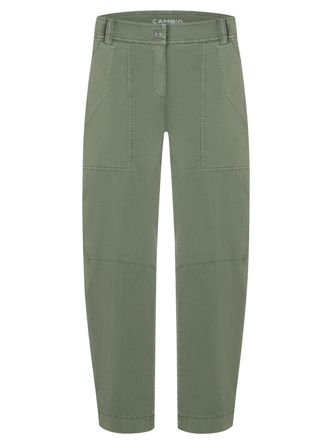 Cambio Orly jeans – Groen-97% katoen, 3% elastaan-DAMES BROEKEN-Groen