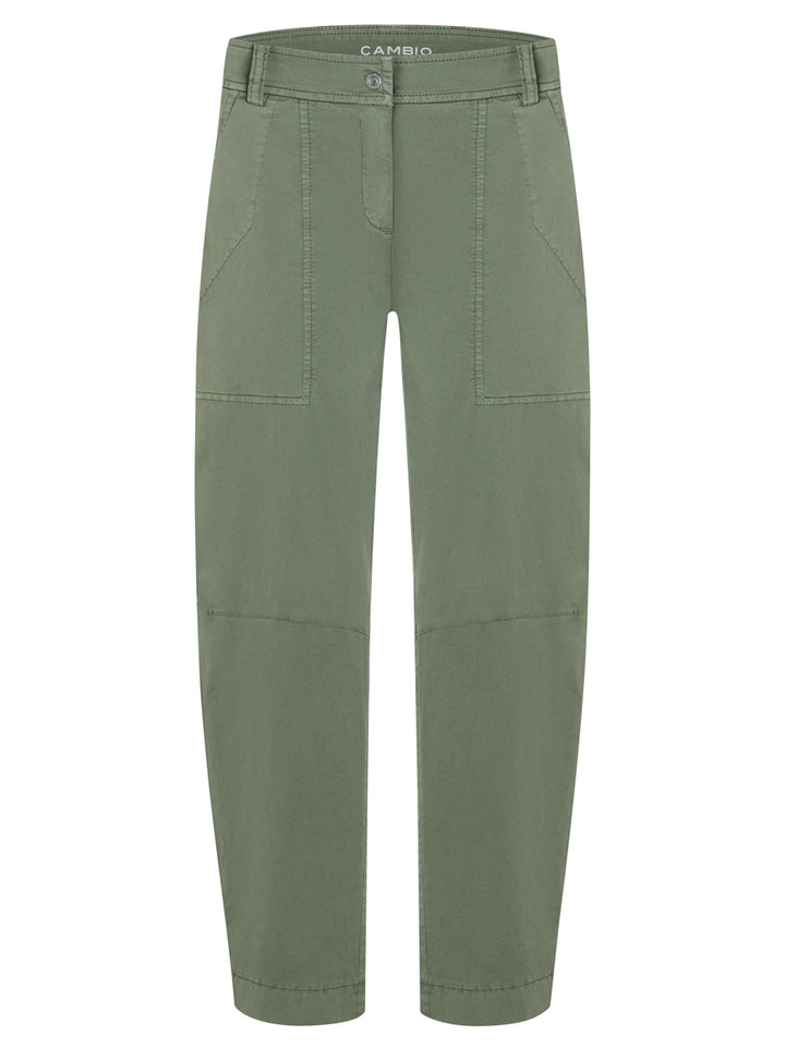 Cambio Orly jeans – Groen-97% katoen, 3% elastaan-DAMES BROEKEN-Groen