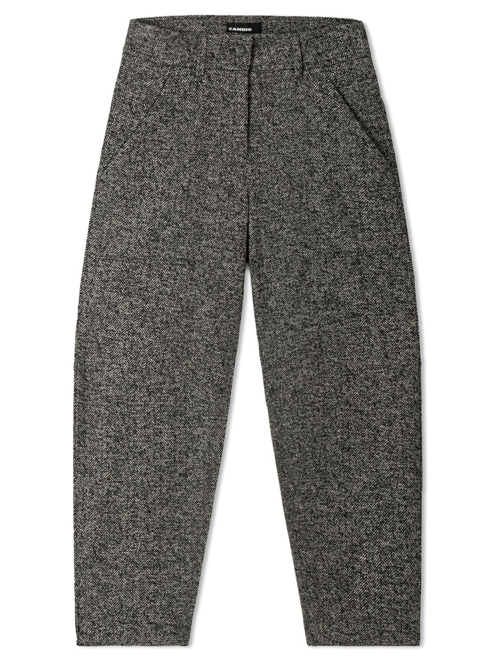 Cambio Orly Pantalon – Bruin-41% polyester, 39% viscose, 18% katoen, 2% elastaan-DAMES BROEKEN-Bruin