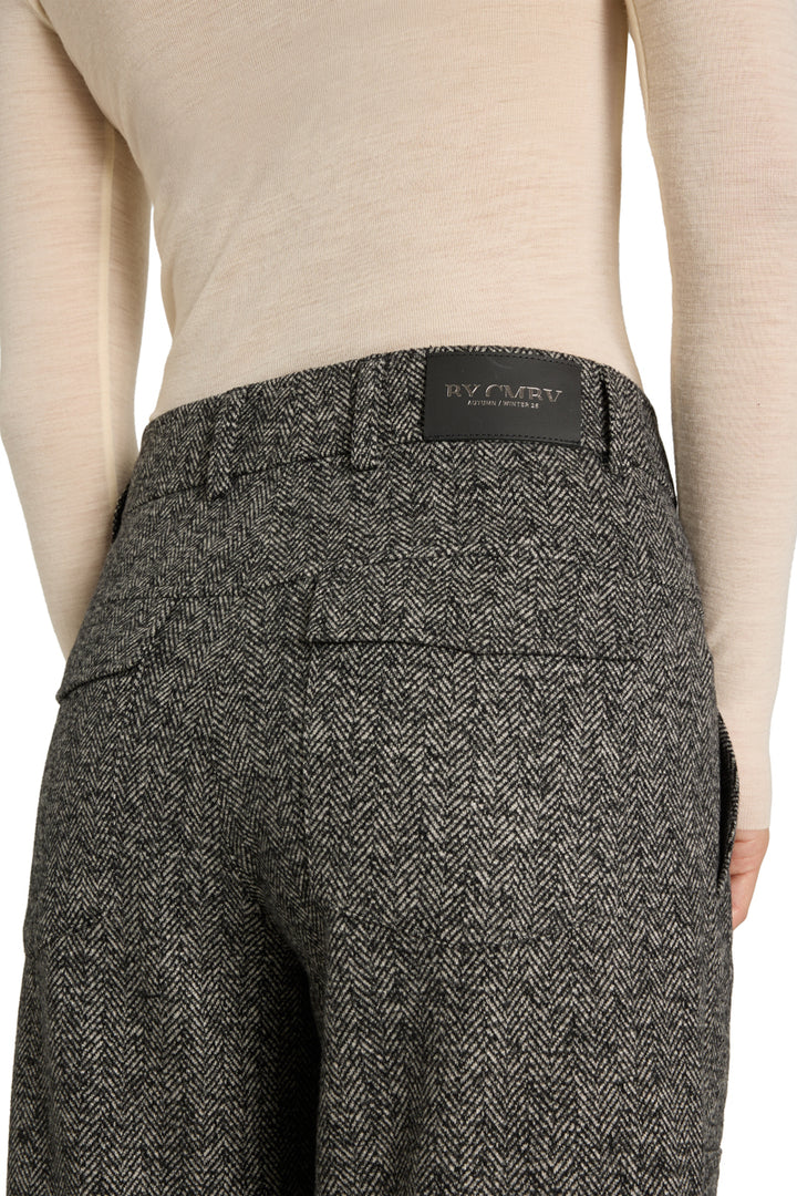 Cambio Orly Pantalon – Bruin-41% polyester, 39% viscose, 18% katoen, 2% elastaan-DAMES BROEKEN-Bruin